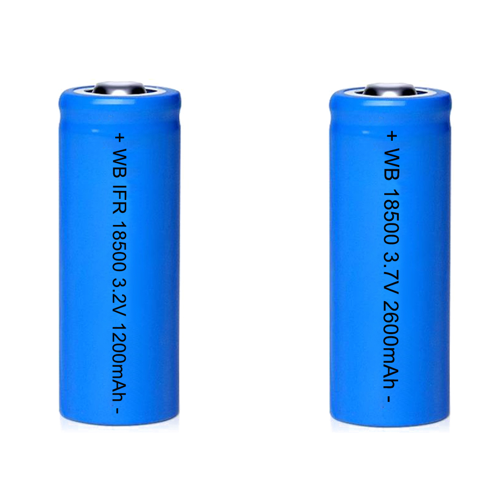 18500 battery button top lithium ion rechargeable cell