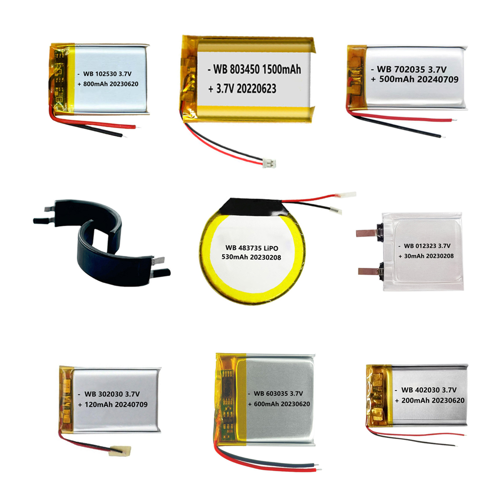 3.7V 1S LiPo battery, 1050mAh&ndash;12000mAh lithium polymer cell