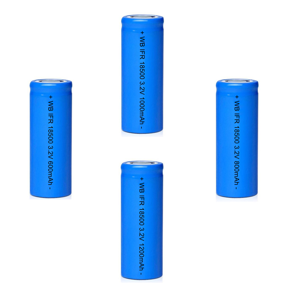 18500 lifepo4 battery cell rechargeable 3.2v
