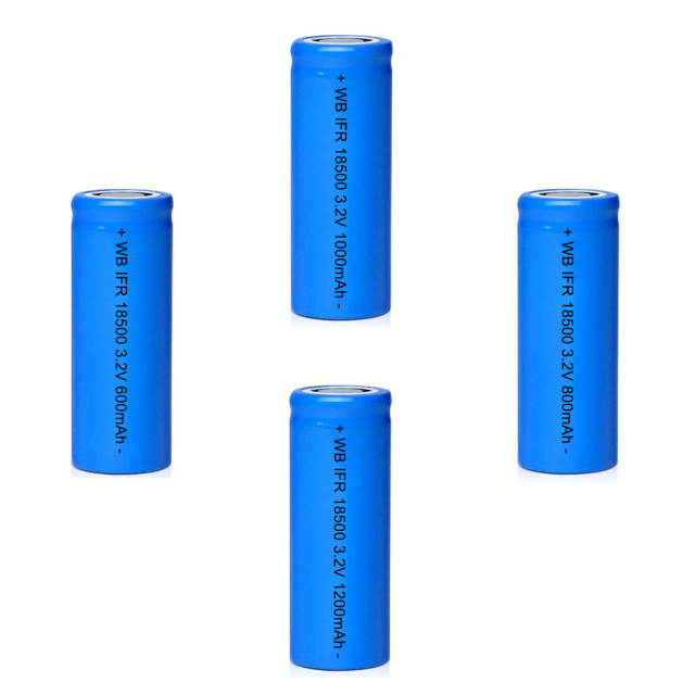 18500 lifepo4 battery cell rechargeable 3.2v