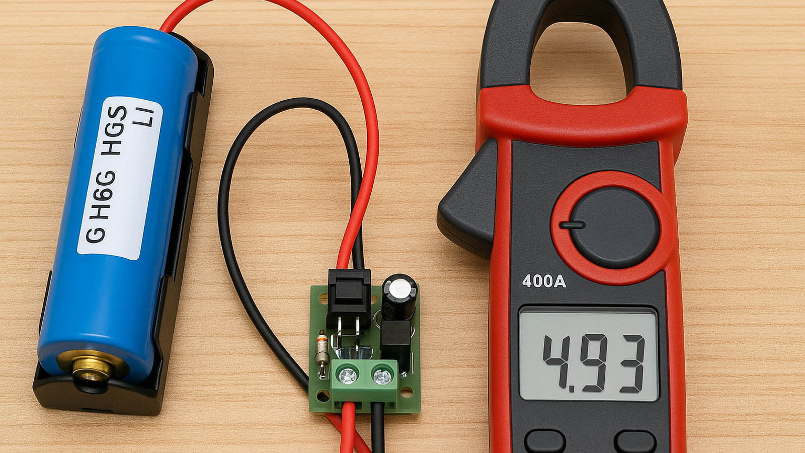 Lithium battery maximum current chart showing max discharge and charge current for 18650, LiPo, 9V, 12V, 1.5V AA AAA, AGM and NiMH batteries