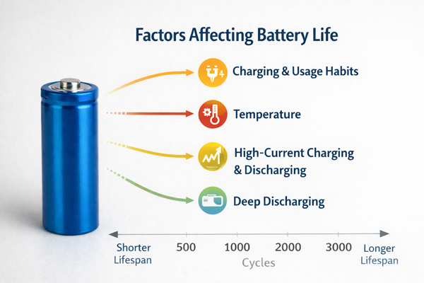 watch battery life factors infographic temperature feature use