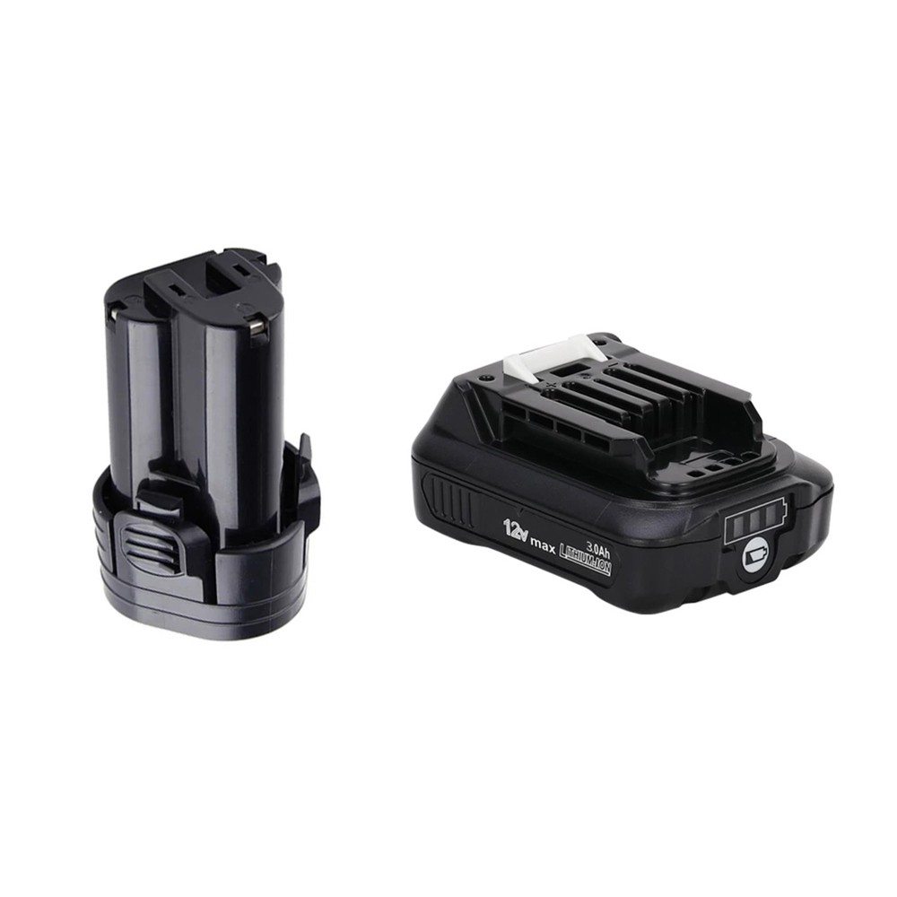 12V Makita battery supporting multiple capacities up to 3Ah
