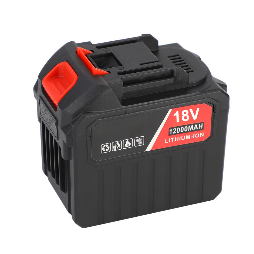 18V Makita battery supporting multiple capacities up to 12Ah