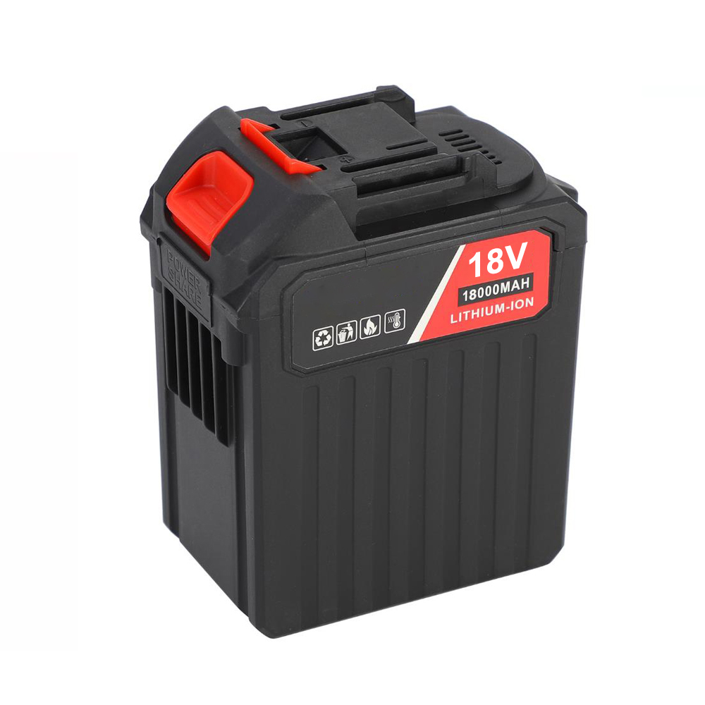 18V Makita battery supporting multiple capacities up to 18Ah