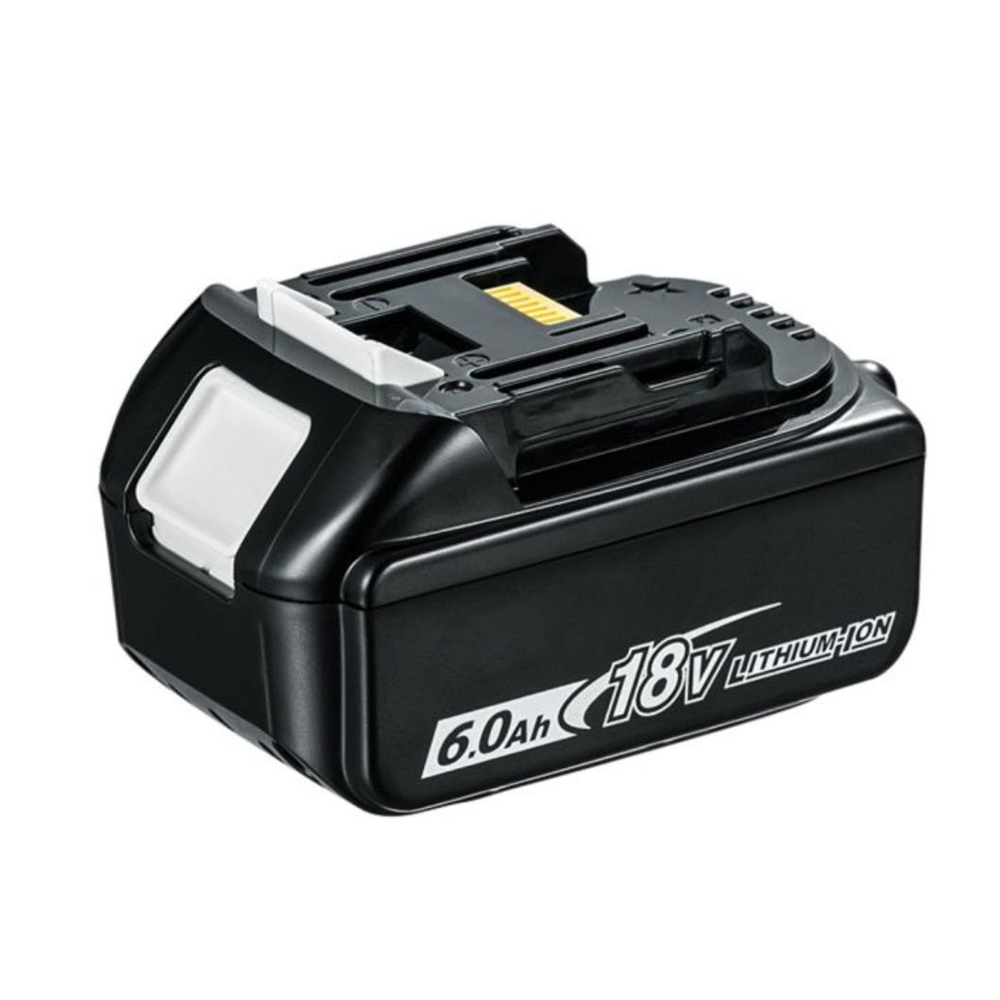 18V Makita battery supporting multiple capacities up to 6Ah