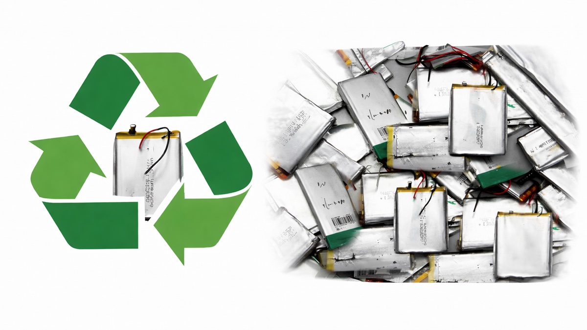 Safe disposal and recycling of LiPo batteries at approved facilities