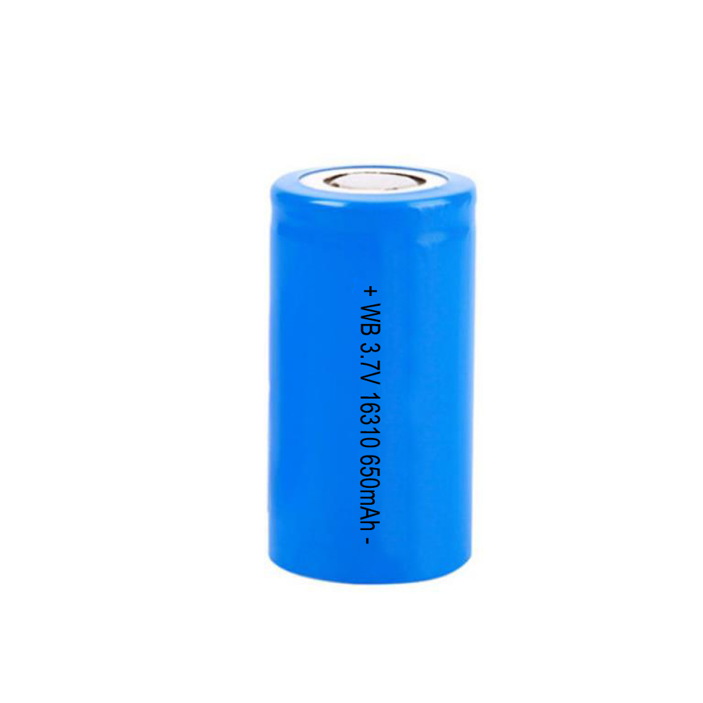 16310&nbsp;650mAh&nbsp;3.7V lithium battery cell