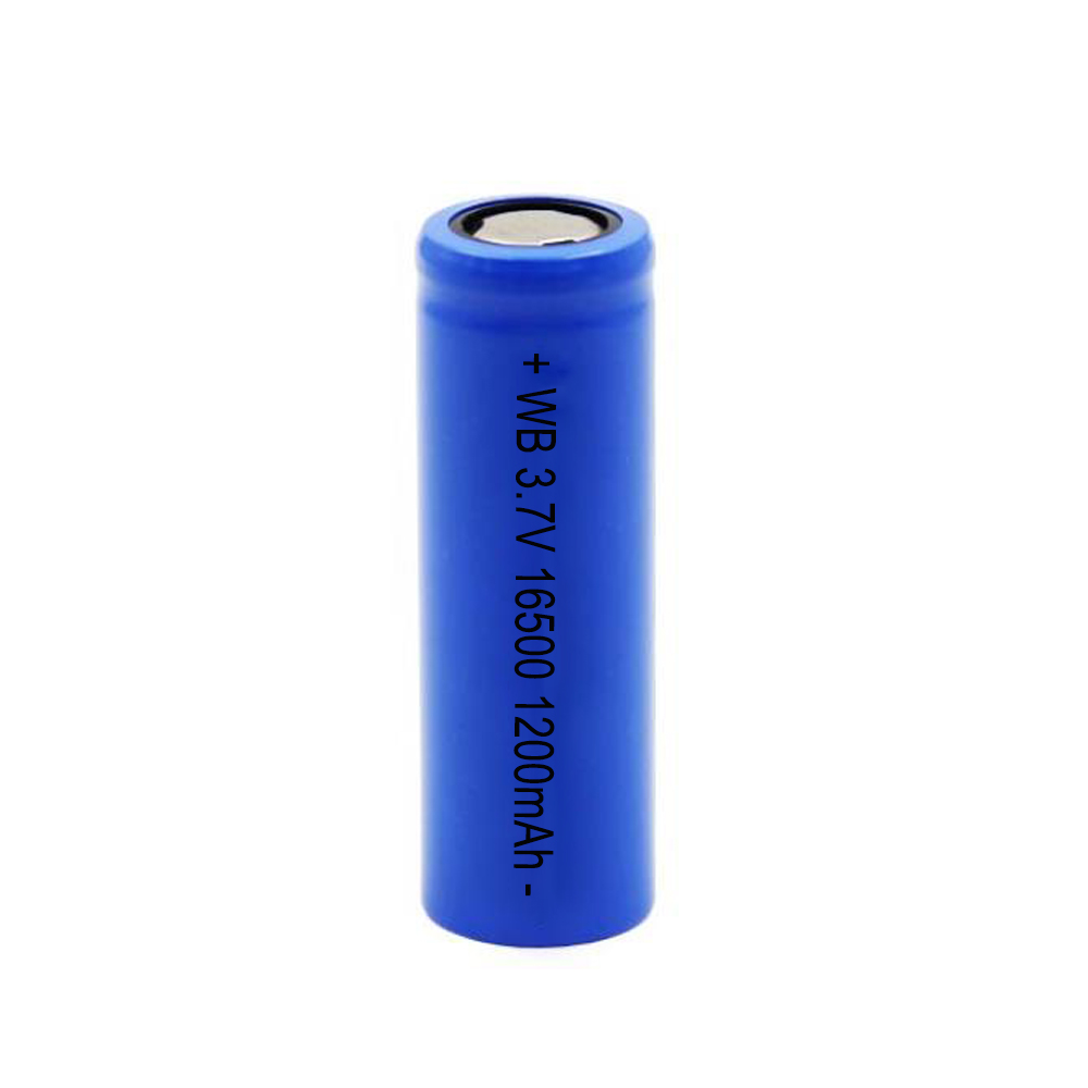 16500 1200mAh 3.7V lithium battery cell