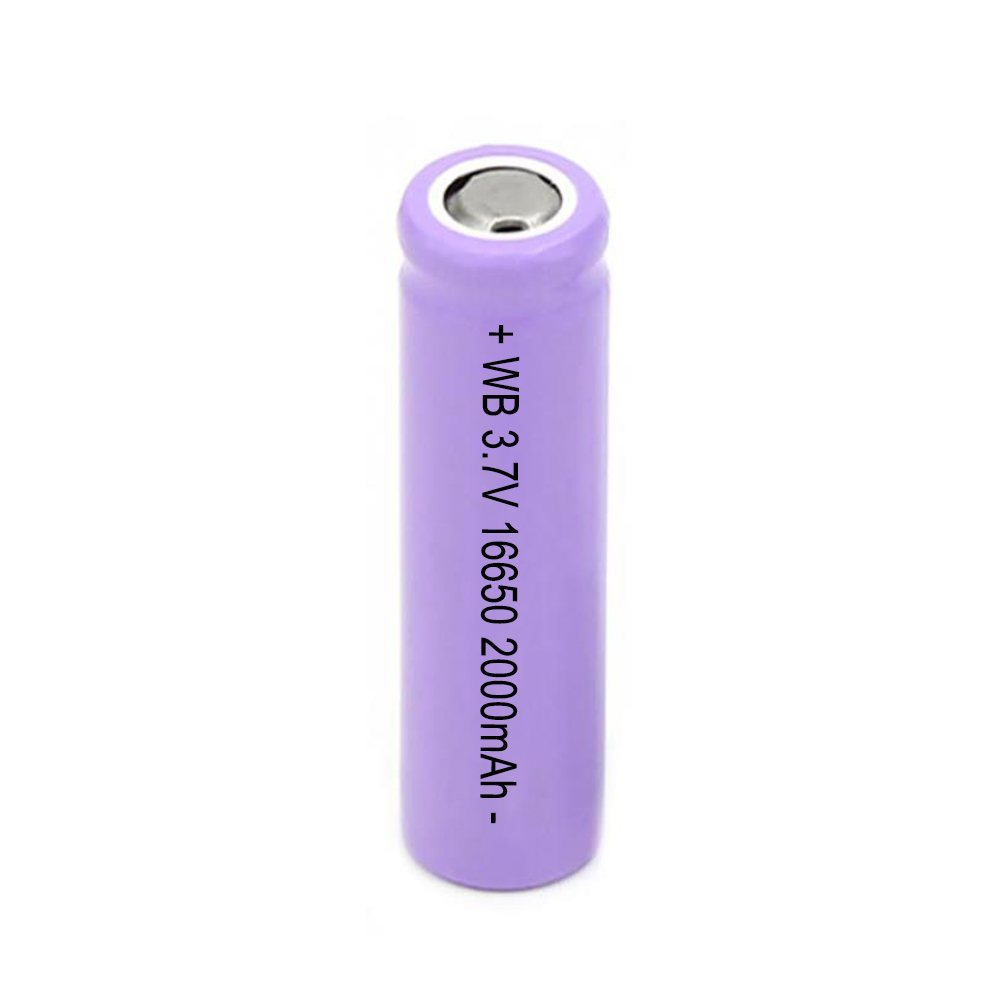 16650 2000mAh 3.7V lithium battery cell