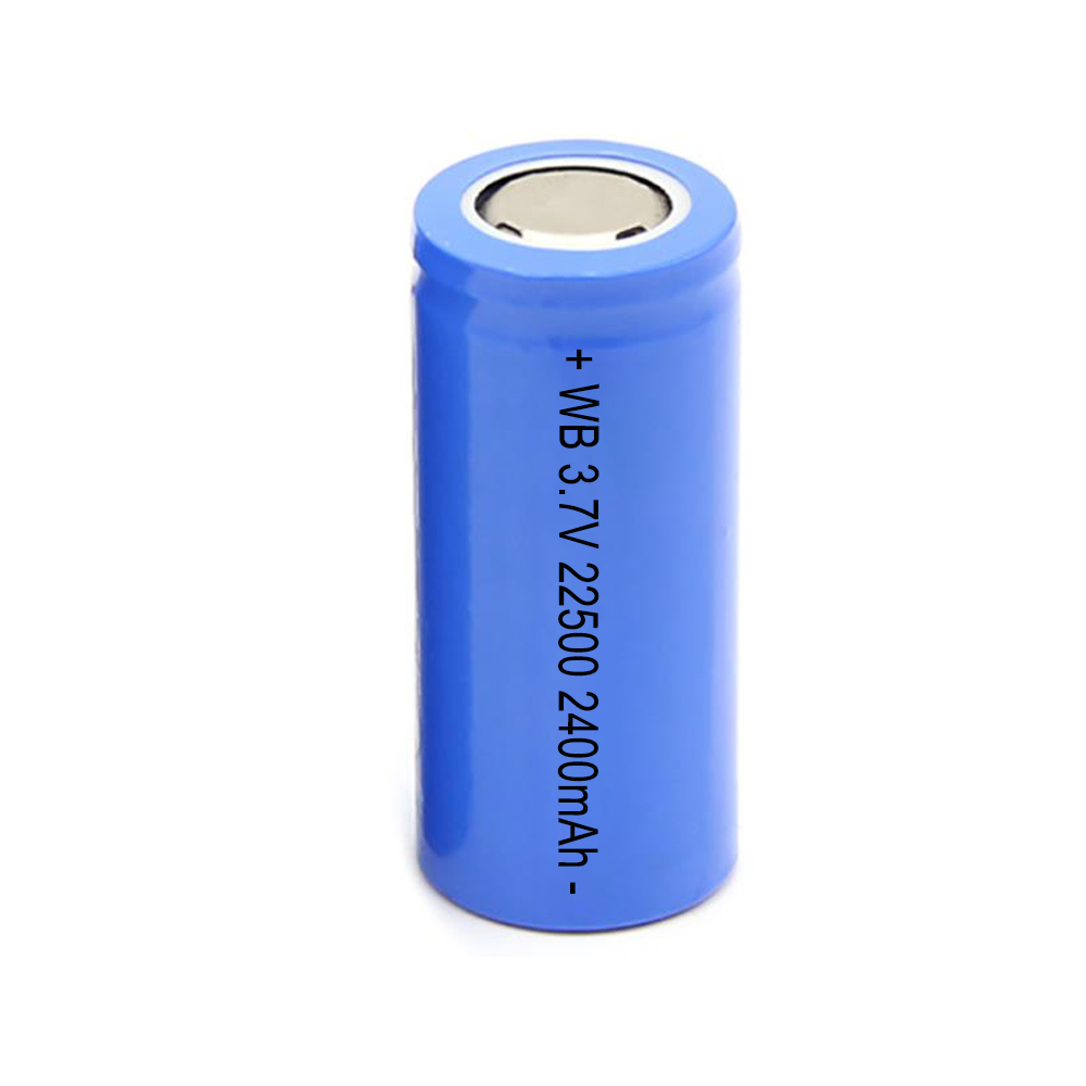 22500&nbsp;2400mAh 3.7V lithium battery cell