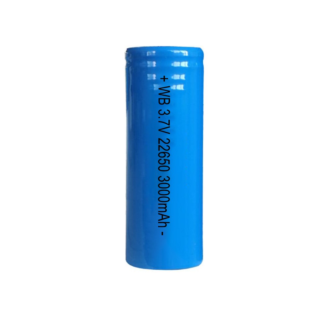 22650&nbsp;3000mAh 3.7V lithium battery cell