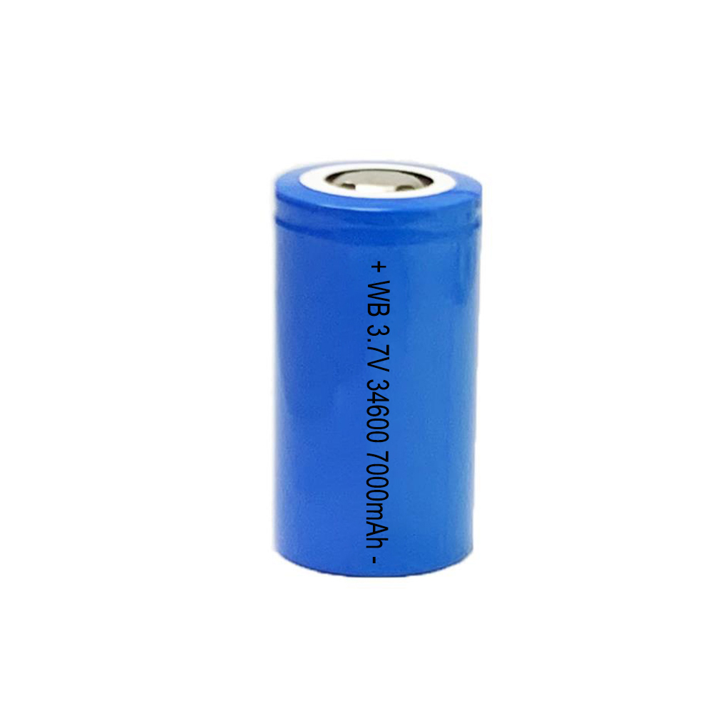 34600&nbsp;7000mAh&nbsp;3.7V lithium battery cell