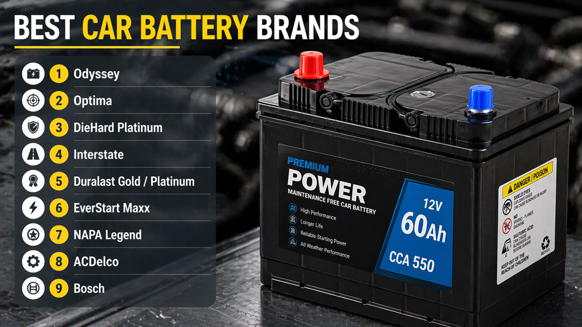 Best car battery brands for quality, value, and service