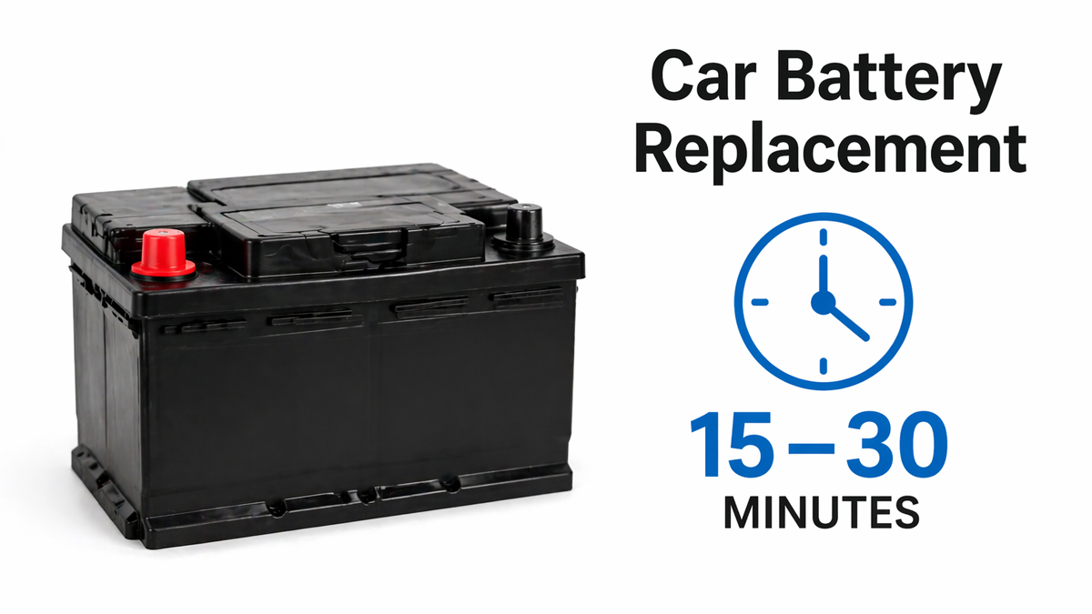 Car battery replacement time       