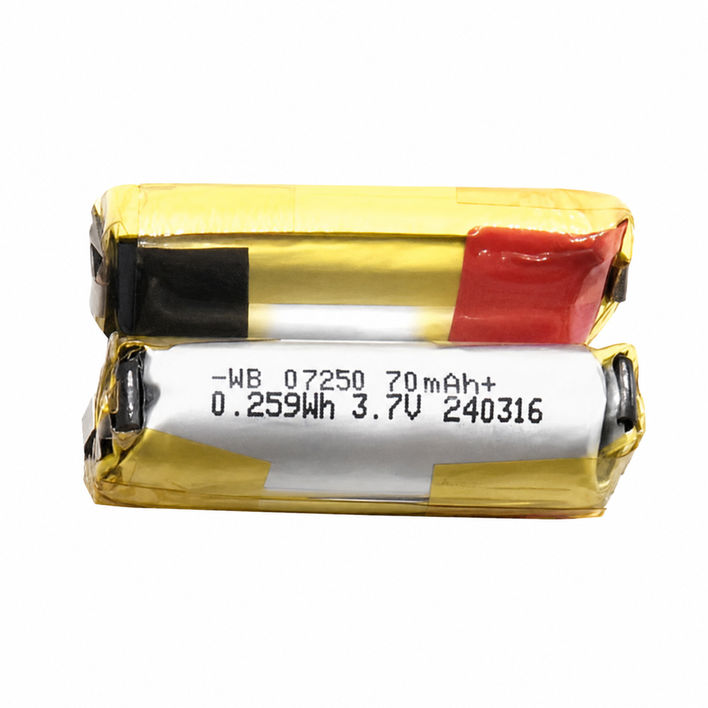 07250 70mAh vape battery