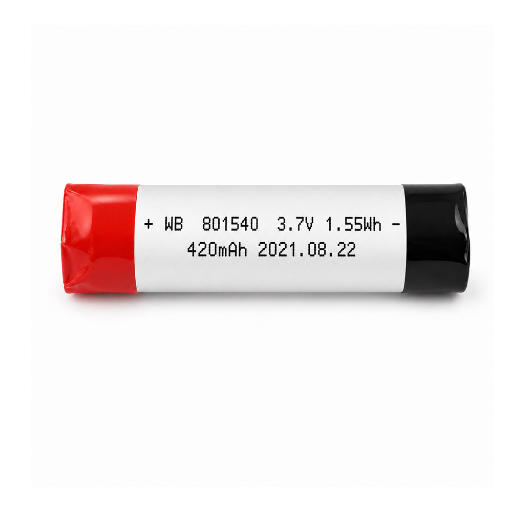 801540 420mAh vape battery