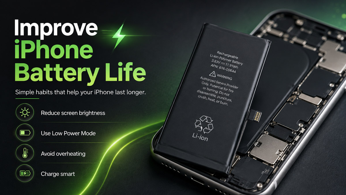 iPhone battery life improvement tips for reducing power consumption