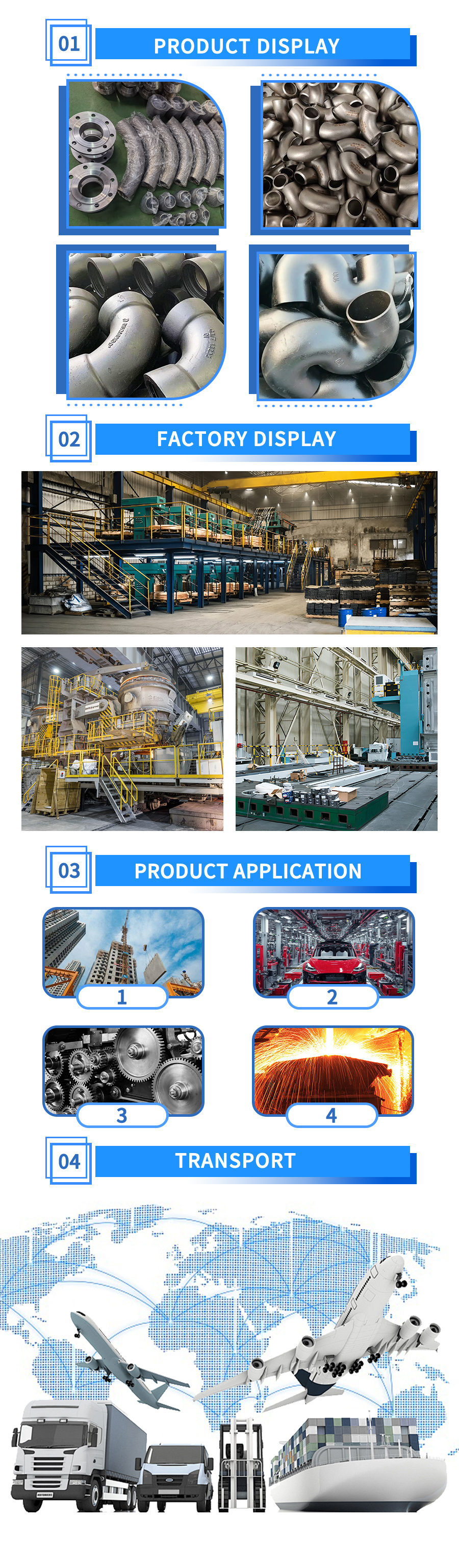 Iron pipe fittings