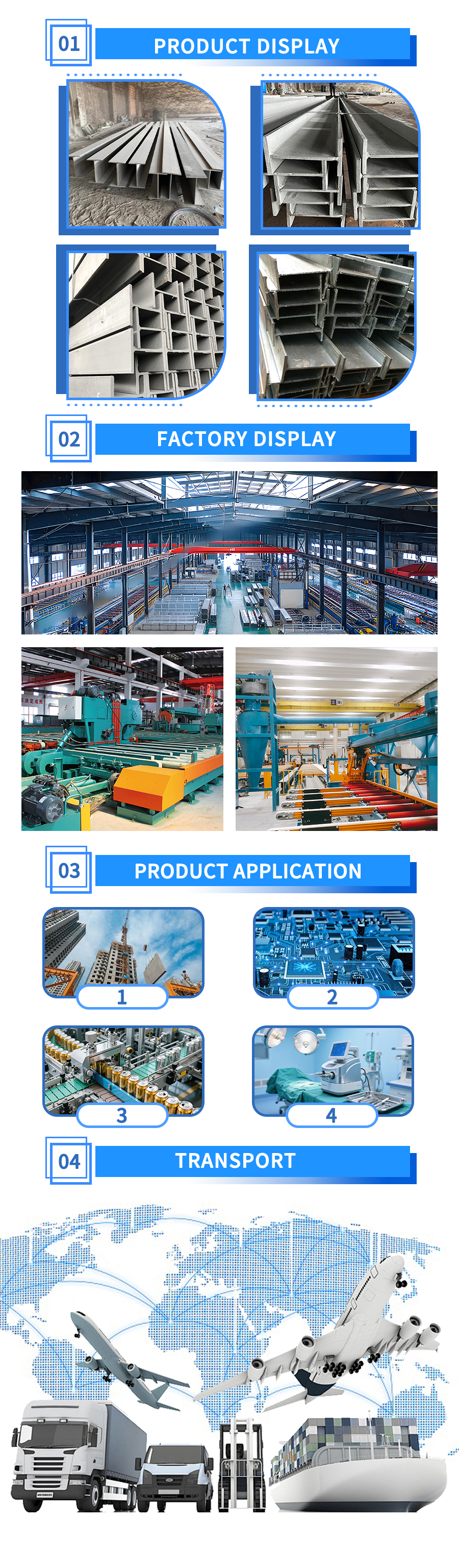 Stainless Steel H-beams