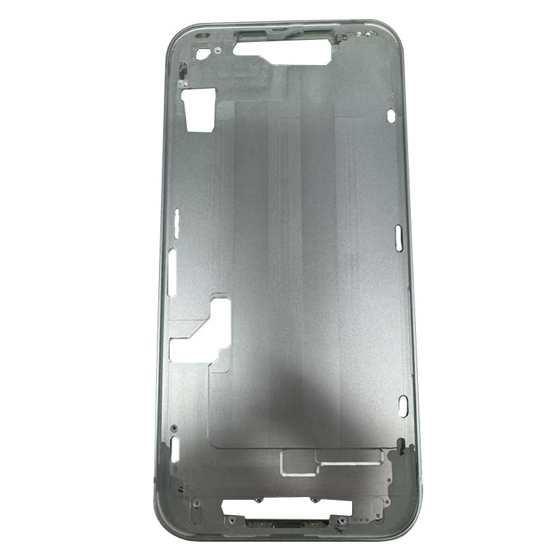 Middle Frame with Side Buttons + SIM Card Tray for iPhone 16e European Version White OEM