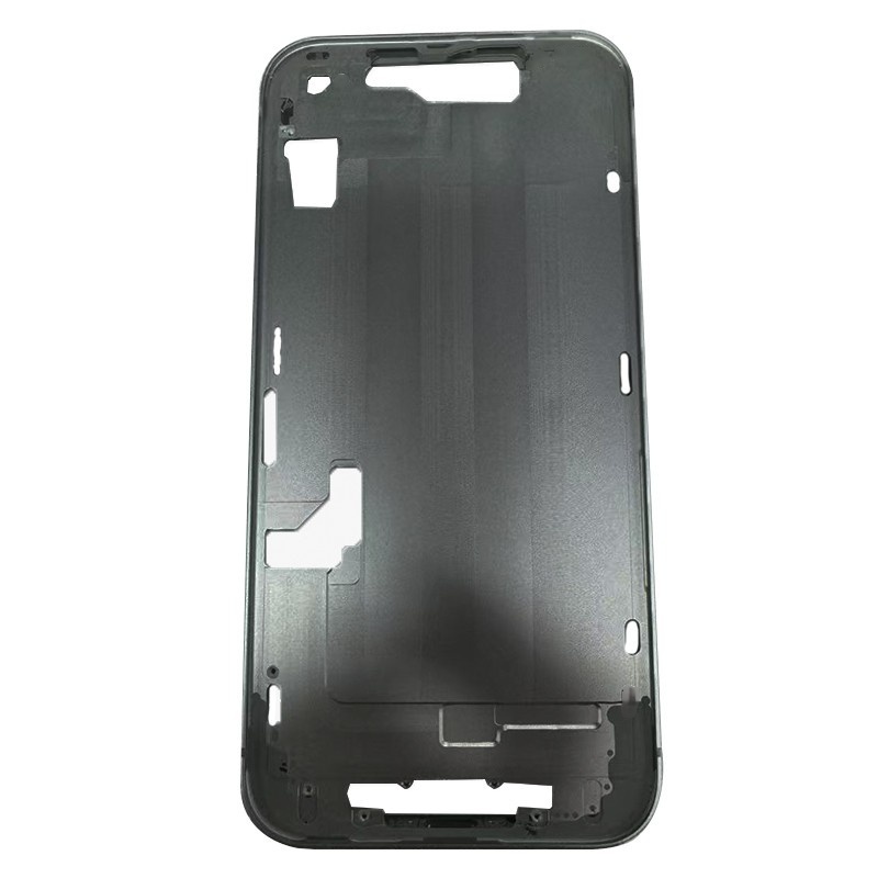 Middle Frame with Side Buttons + SIM Card Tray for iPhone 16e European Version Black OEM