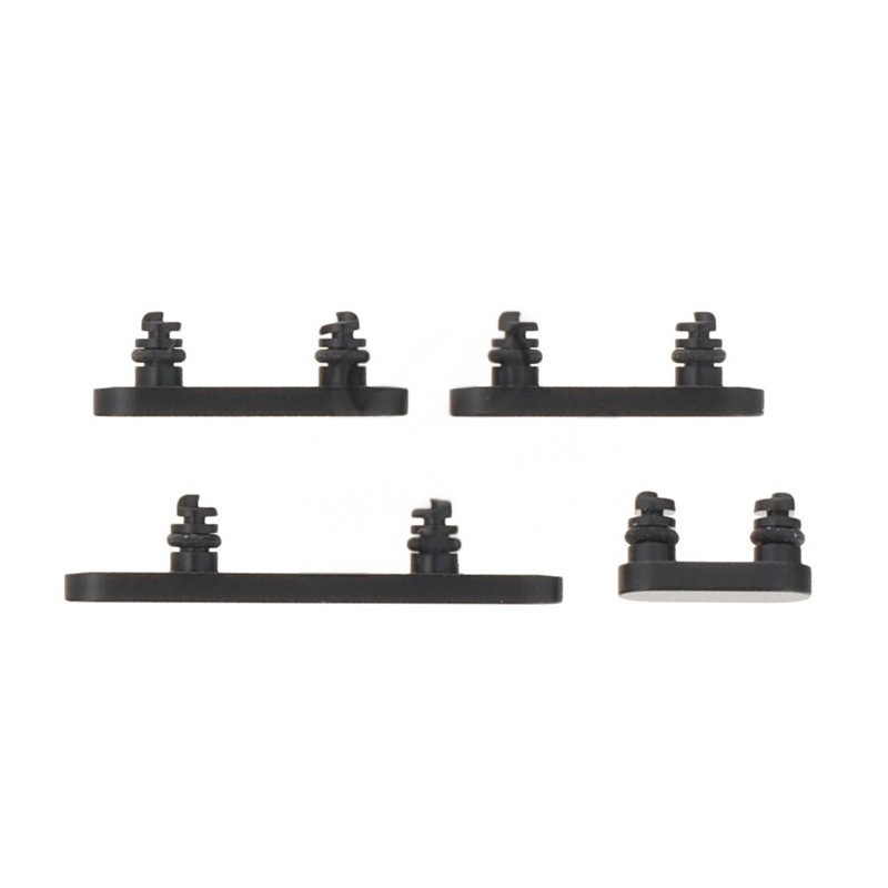 Power Volume Mute Buttons Keys Side Buttons for iPhone 16e Black Ori 4pcs in one set