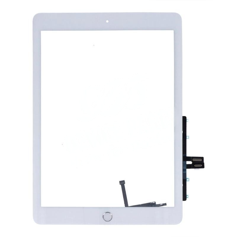 Touch Screen + Touch Screen Adhesive with Fingerprint Sensor Flex Cable for iPad 9.7 2018(iPad 6th) White OEM