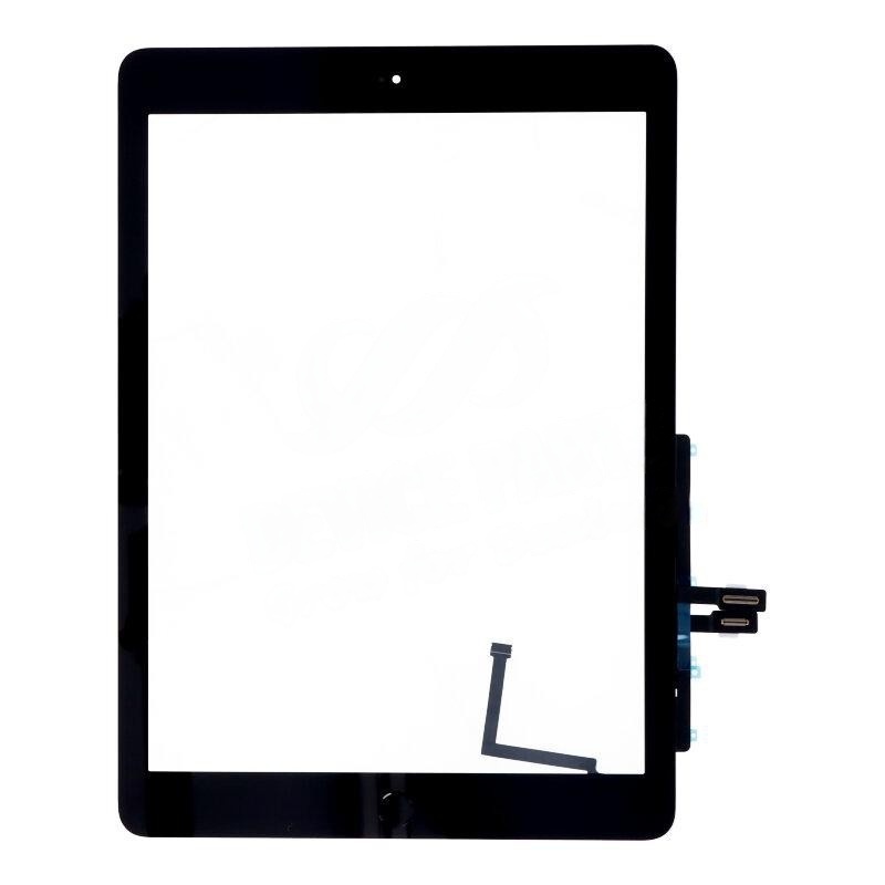 Touch Screen + Touch Screen Adhesive with Fingerprint Sensor Flex Cable for iPad 9.7 2018(iPad 6th) Black OEM