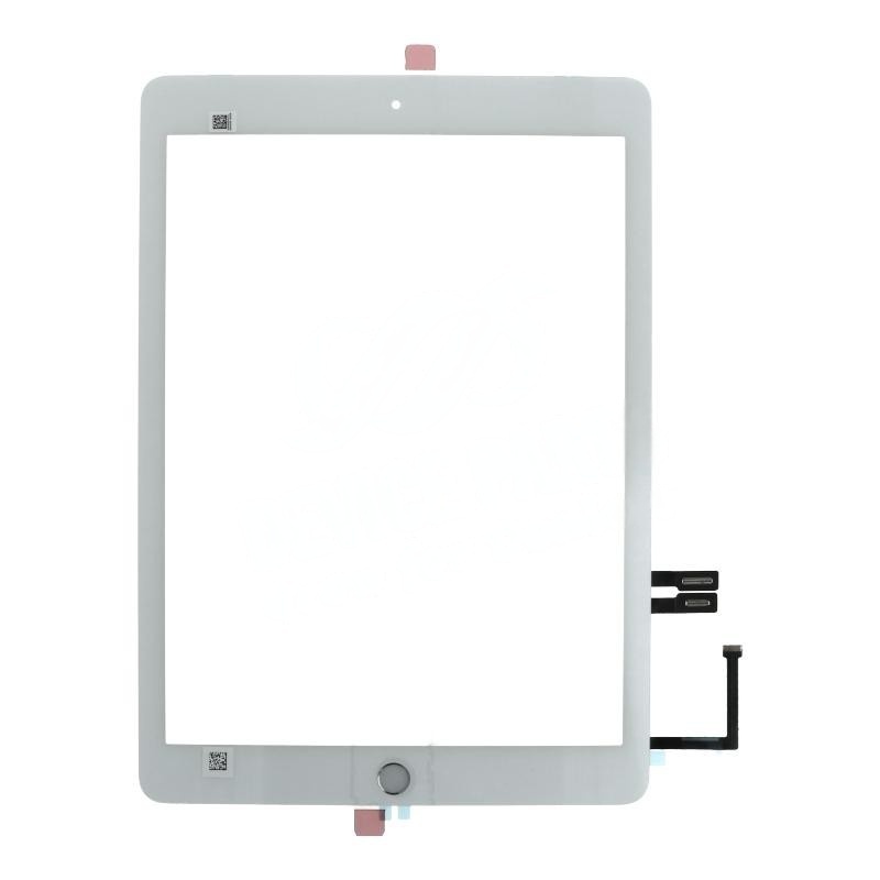 Touch Screen + Touch Screen Adhesive with Fingerprint Sensor Flex Cable for iPad 9.7 2018(iPad 6th) White Ori