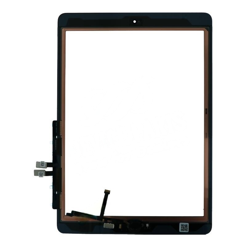Touch Screen + Touch Screen Adhesive with Fingerprint Sensor Flex Cable for iPad 9.7 2018(iPad 6th) Black Ori