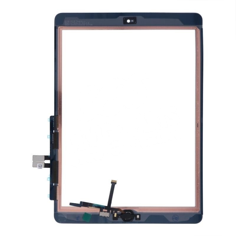 Touch Screen + Touch Screen Adhesive with Fingerprint Sensor Flex Cable for iPad 9.7 2018(iPad 6th) White OEM