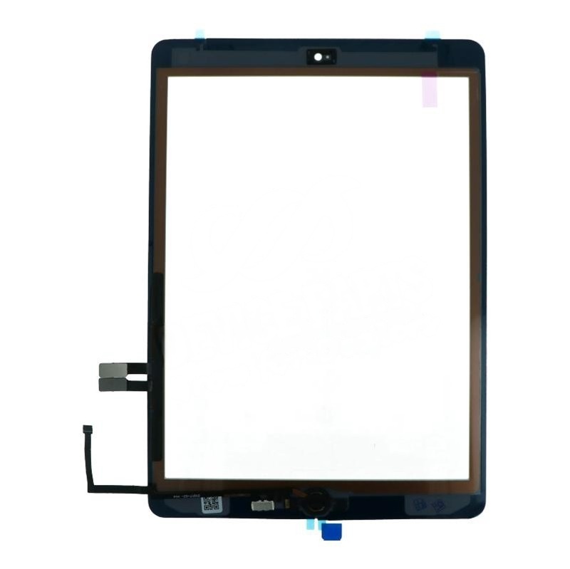 Touch Screen + Touch Screen Adhesive with Fingerprint Sensor Flex Cable for iPad 9.7 2018(iPad 6th) White HQ