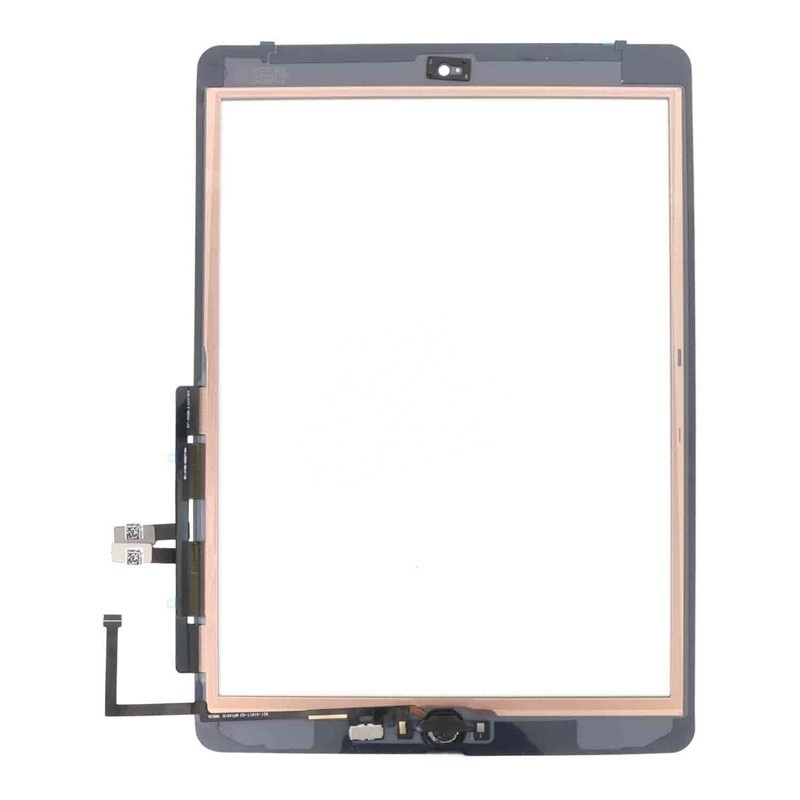Touch Screen + Touch Screen Adhesive with Gold Fingerprint Sensor Flex Cable for iPad 9.7 2018(iPad 6th) White OEM