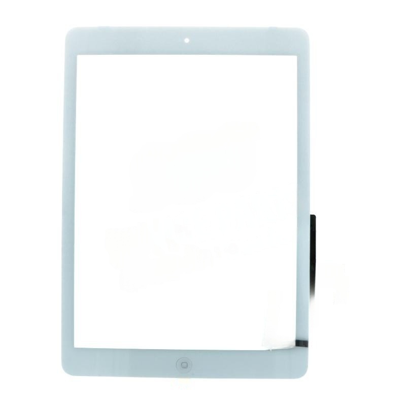 Touch Screen + Touch Screen Adhesive with Home Button Flex Cable for iPad Air White HQ