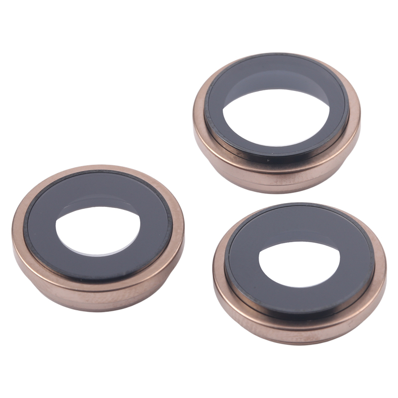 For iPhone 16 Pro Max 3pcs/Set Camera Lens Cover (Black)