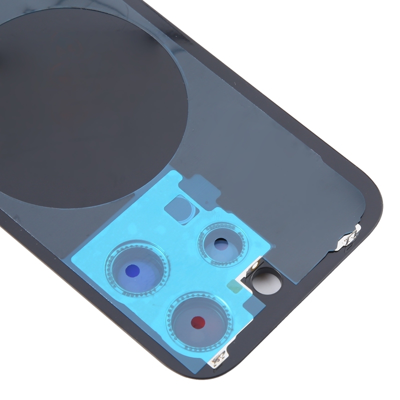 Back Glass+Back Camera Lens and Bezel with Magnetism Ring+Metal Plate for iPhone 16 Pro Max Black Titanium OEM