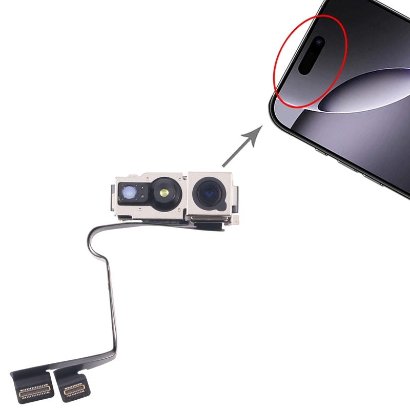 Front Camera with IR Camera for iPhone 16 Pro Max Original Pulled