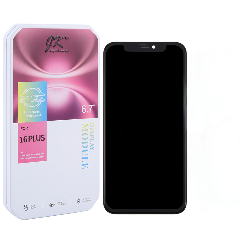 Screen Replacement for iPhone 16 Plus IC Removable Version JK Black Incell