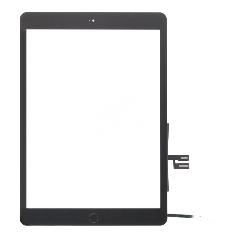 Touch Screen + Touch Screen Adhesive with Home Button Flex Cable+Dustproof Cotton for iPad 10.2 2019(iPad 7th) Black OEM