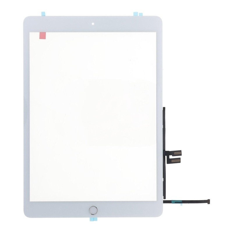 Touch Screen + Touch Screen Adhesive with Home Button Flex Cable for iPad 10.2 2019(iPad 7th)/10.2 2020(8th) White HQ