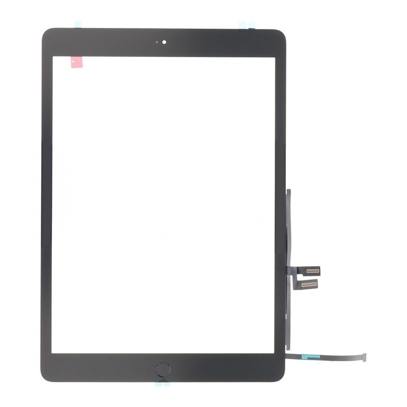 Touch Screen + Touch Screen Adhesive with Home Button Flex Cable for iPad 10.2 2019(iPad 7th)/10.2 2020(8th) Black HQ