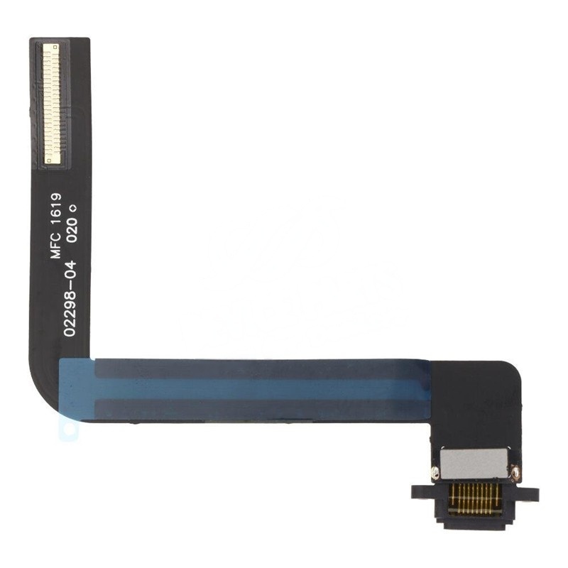 Charging Port Flex Cable for iPad 10.2 2019(iPad 7th)/10.2 2020(8th)/10.2 2021(9th) Black OEM