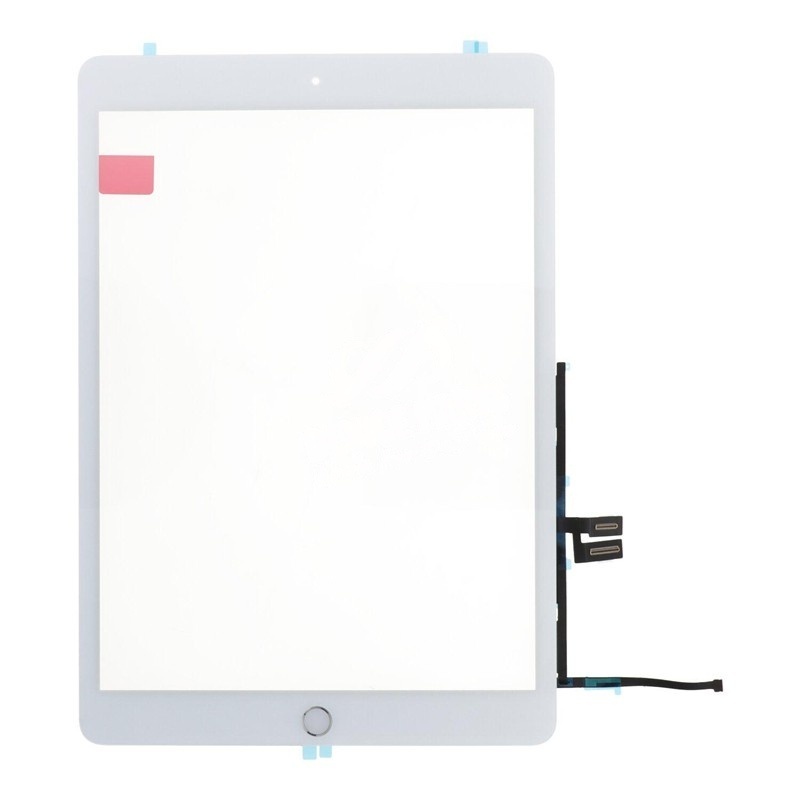 Touch Screen + Touch Screen Adhesive with Home Button Flex Cable for iPad 10.2 2019(iPad 7th)/10.2 2020(8th) White OEM