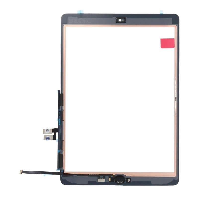 Touch Screen + Touch Screen Adhesive with Home Button Flex Cable for iPad 10.2 2019(iPad 7th)/10.2 2020(8th) White OEM