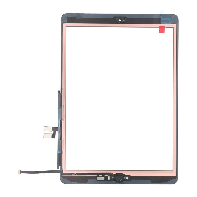 Touch Screen + Touch Screen Adhesive with Home Button Flex Cable for iPad 10.2 2019(iPad 7th)/10.2 2020(8th) Black HQ