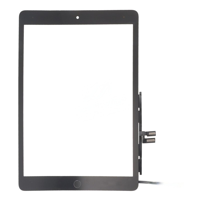 Touch Screen + Touch Screen Adhesive with Fingerprint Sensor Flex Cable for iPad 10.2 2021(iPad 9th) Black OEM