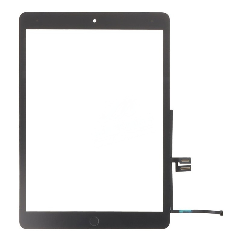 Touch Screen + Touch Screen Adhesive with Fingerprint Sensor Flex Cable for iPad 10.2 2021(iPad 9th) Black HQ