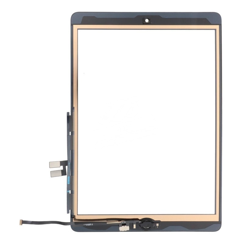 Touch Screen + Touch Screen Adhesive with Fingerprint Sensor Flex Cable for iPad 10.2 2021(iPad 9th) Black OEM