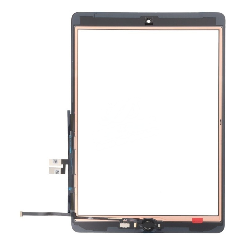 Touch Screen + Touch Screen Adhesive with Fingerprint Sensor Flex Cable for iPad 10.2 2021(iPad 9th) Black HQ